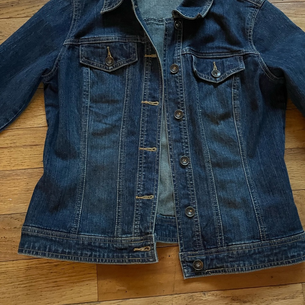 Liz Claiborne Axcess Stretch Denim Jacket